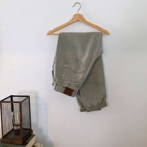 Lee Riveted Sage Green Mom Jeans